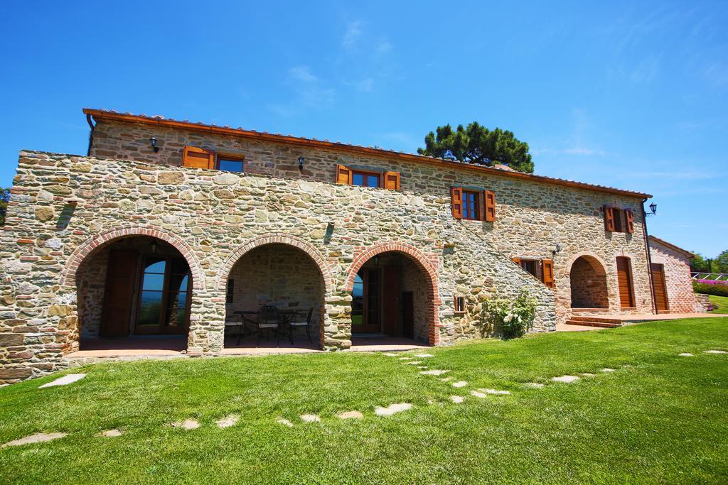 Tenuta Angelici Winery Casa Contea With Pool And Panoramic Pool Cortona Villa Terontola Værelse billede